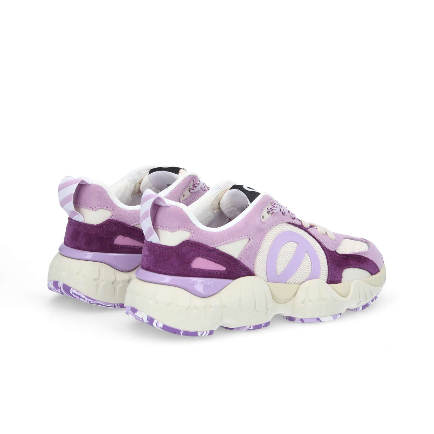 KRAZEE MILKSHAKE W - SUEDE/KNIT/SUED - LILAC/OFF WHITE/PURPLE